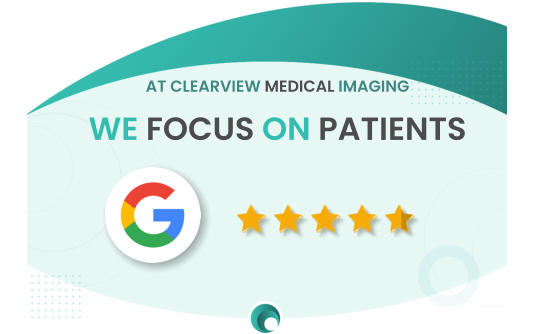 AT CLEARVIEW MEDICAL IMAGING WE FOCUS ON PATIENTS
